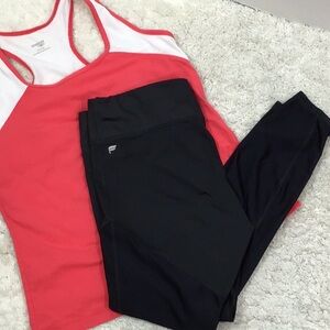 Fabletics Salar mesh leggings + free top L